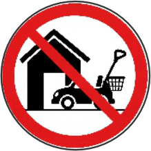 Do not enter shops